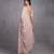 Heirloom Oyster Pink Chikankari Kamdani Beads & Sequin Hand Embroidered Saree