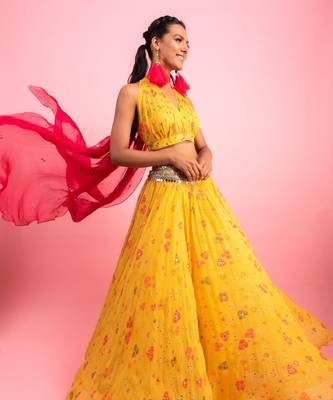 Mango Margarita Lehenga 2