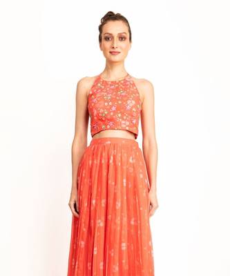 Peach Belini Top and Skirt 3