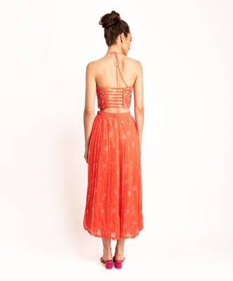 Peach Belini Top and Skirt 4