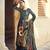Black Designer Digital Printed Velvet unstitched Long Length Kameez Pant party-wear-salwar-kameez