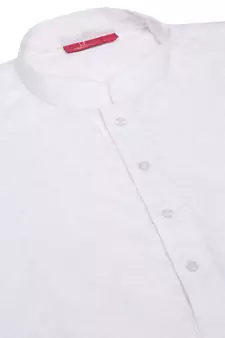 Men White Chikankari Kurta with white Salwar