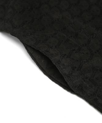 Men Black Chikankari Kurta with white Pyjama 3