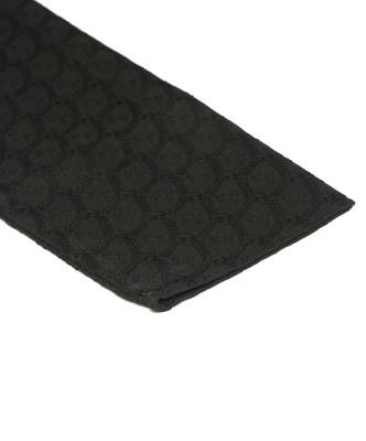 Men Black Chikankari Kurta with white Pyjama 4