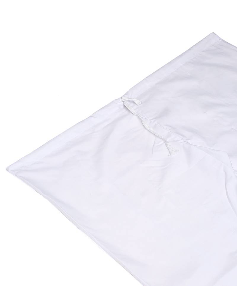 Men Black Chikankari Kurta with white Salwar