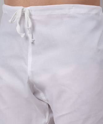 Men White Chikankari Kurta with white Salwar 6
