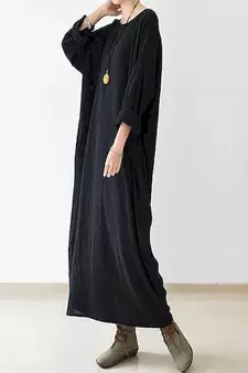 black cotton kurti long kurti with plain look