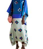 JSDC Geometric Multicolor Printed Soft Silk Women Kaftan