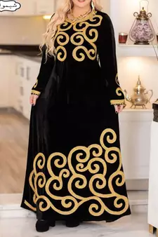 Velvet Moroccan Dubai Kaftans Farasha Abaya Dress Very Fancy Long Gown Aari Wedding Dress