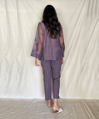 Purple Oksana Pant Sets 4