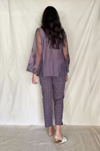 Purple Oksana Pant Sets