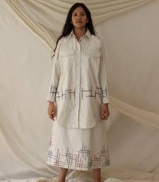 Terra women-shirts dresseses Ecru