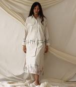 Terra women-shirts dresseses Ecru