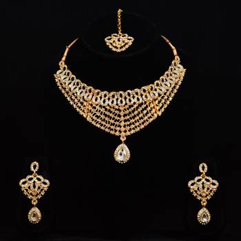 Brown cubic zirconia necklaces 2