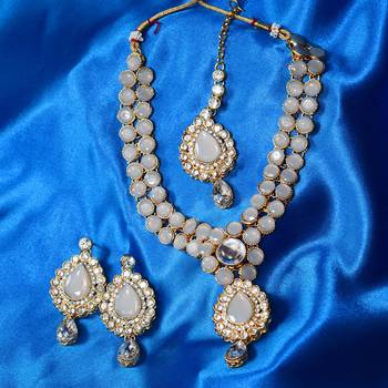 Grey cubic zirconia necklaces 3