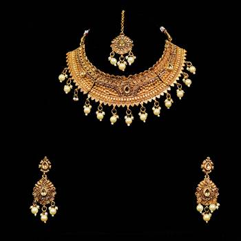 Brown cubic zirconia necklaces 2