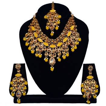 Yellow cubic zirconia necklaces 2