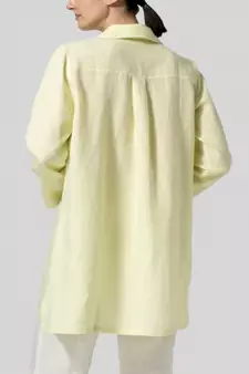 lemon cotton kurti set with straight fit