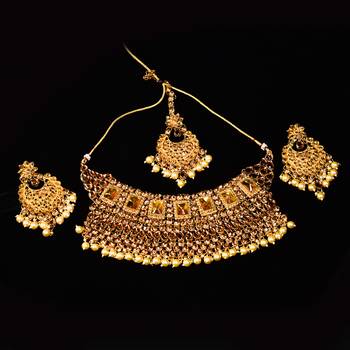 Brown cubic zirconia necklaces 3