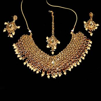 Brown cubic zirconia necklaces 3