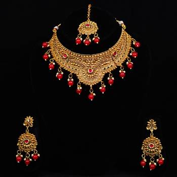 Maroon cubic zirconia necklaces 2