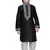 Black embroidered art dupion silk boys-kurta-pyjama
