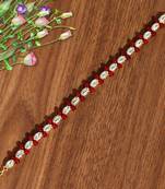 Maroon hair-accessories