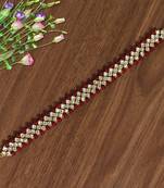 Maroon hair-accessories