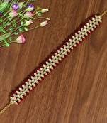 Maroon hair-accessories