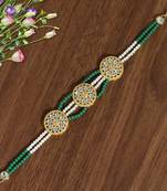 Green hair-accessories