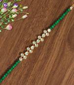 Green hair-accessories