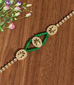 Green hair-accessories