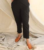 Pleat Pants Black