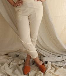 Pleat Pants Ivory