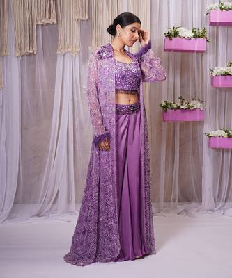SHRUG WITH SHARARA AND BLOUSE 2