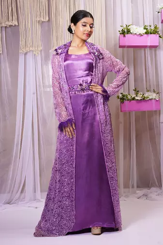 SHRUG WITH GOWN