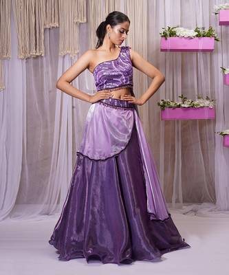 LEHANGA/ONE SHOULDER/SKIRT SET 1