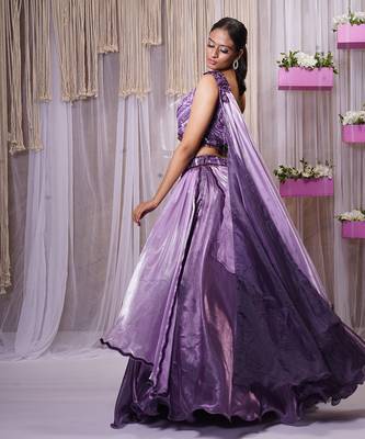 LEHANGA/ONE SHOULDER/SKIRT SET 7