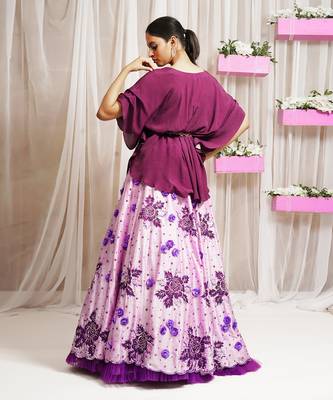LEHANGA SKIRT WITH KAFTAAN TOP 5