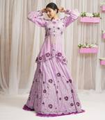 PEPLUM TOP WITH SKIRT LEHANGA