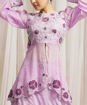PEPLUM TOP WITH SKIRT LEHANGA 6