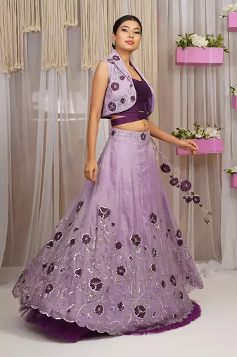 SKIRT LEHANGA WITH JACKET AND BLOUSE