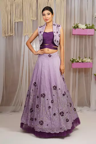 SKIRT LEHANGA WITH JACKET AND BLOUSE