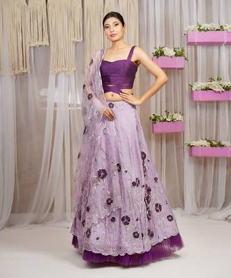 SKIRT LEHANGA WITH BLOUSE AND DUPATTA 2