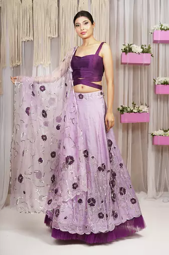 SKIRT LEHANGA WITH BLOUSE AND DUPATTA