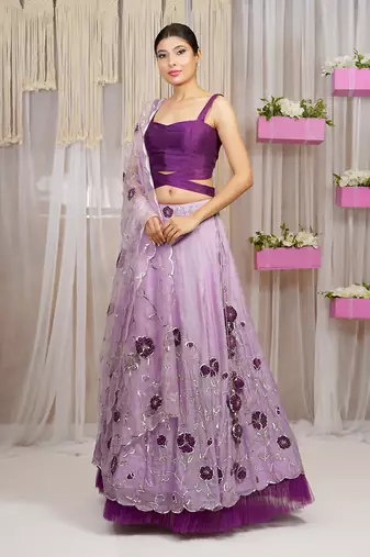 SKIRT LEHANGA WITH BLOUSE AND DUPATTA