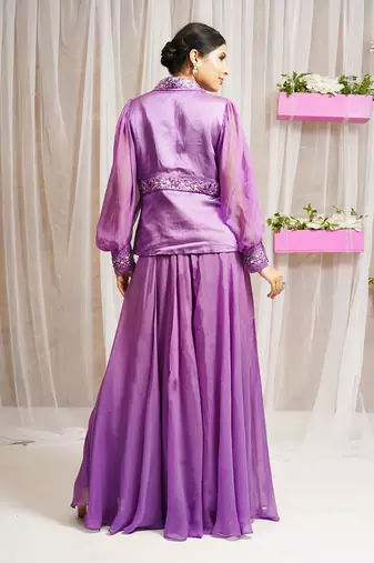 BLAZER COAT AND SHARARA/ CO - ORD SET