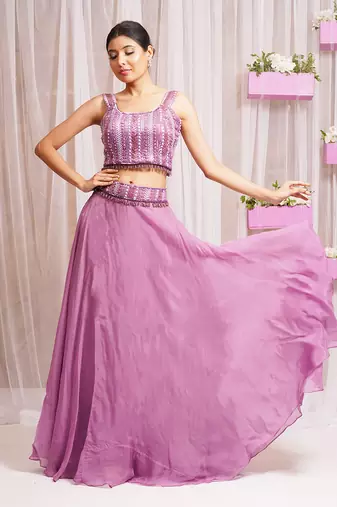 CAP SET WITH BLOUSE AND SHARARA