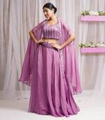 CAP SET WITH BLOUSE AND SHARARA