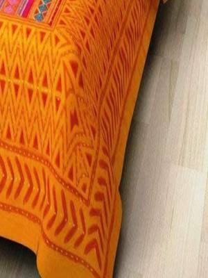 Runjhun Queen Size 100% Comfort Soft Cotton  Rajasthani Jaipuri Traditional Double Bedsheets With 2 Pillow Covers 2
